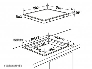 Küppersbusch KI 8550.0 SR Kochfeld Autark